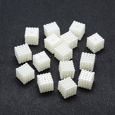 ABS Plastic Imitation Pearl Beads&nbsp;OACR-A009-02A-01-1