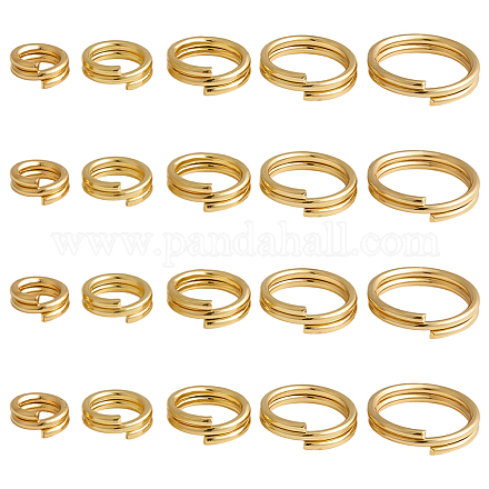 100Pcs Brass Split Rings&nbsp;FIND-HY0005-04B-1
