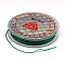 Flat Elastic Crystal String, String Cord Crystal Threads, Sea Green, 0.8mm, about 10.93 yards(10m)/roll
