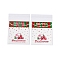 Christmas Theme Plastic Bakeware Bag, with Self-adhesive, for Chocolate, Candy, Cookies, Square, WhiteSmoke, 130x100x0.2mm, about 100pcs/bag