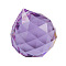 K9 Glass Pendants, Teardrop, Lilac, 30mm