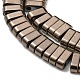 Electroplated Non-magnetic Synthetic Hematite Beads Strands&nbsp;G-C106-B02-09A-3