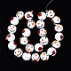 Handmade Bumpy Lampwork Beads Strands&nbsp;LAMP-N021-028-2
