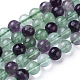 Natural Green Fluorite Beads Strands&nbsp;G-F433-8mm-1