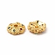 Brass Bead Caps&nbsp;KK-A178-07G-3
