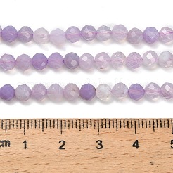Natural Lavender Amethyst Beads Strands&nbsp;G-Z106-A03-4mm