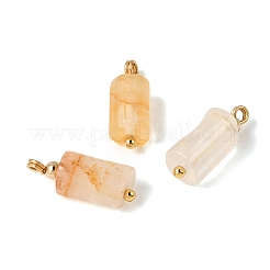 Natural Yellow Hematoid Quartz Pendants&nbsp;GG-CBACE45-02G-06