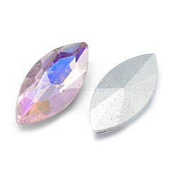 Pointed Back Glass Rhinestone Cabochons&nbsp;RGLA-T020-7x15mm-01