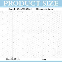 Polyester Mesh Ribbons for Bridal Headwear&nbsp;AJEW-WH0518-73A
