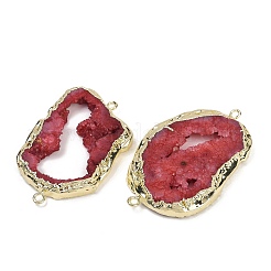 Dyed Natural Druzy Agate links&nbsp;G-R012-05G-06