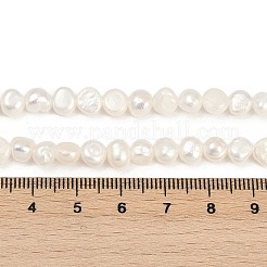 Natural Cultured Freshwater Pearl Beads Strands&nbsp;PEAR-P064-19G-05A-02