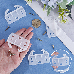 12 Sets Plastic Drawer Slides Guides Replacement Part Kit&nbsp;FIND-GF0007-20