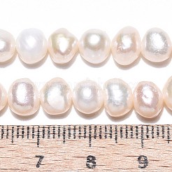 Natural Cultured Freshwater Pearl Beads Strands&nbsp;PEAR-N014-06E-02