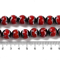 Handmade Lampwork Beads Strands&nbsp;LAMP-P062-02A