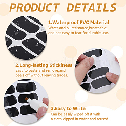 PVC Self-adhesive Blank Label Paper&nbsp;DIY-WH20081-064A