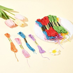 7 Sets 7 Colors Cotton Crochet Threads&nbsp;OCOR-FS0001-02B