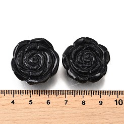 Synthetic Blue Goldstone Carved Beads&nbsp;G-S390-02
