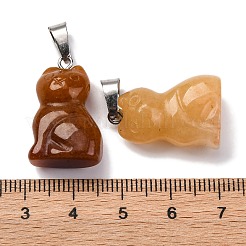 Natural Topaz Jade Pendants&nbsp;G-B127-08P-04