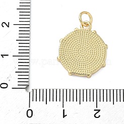Brass Enamel Pendants&nbsp;KK-C110-03G