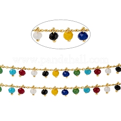 Handmade Glass Beaded Chains&nbsp;AJEW-P061-A03