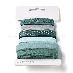 18 Yards 6 Styles Polyester Ribbon&nbsp;SRIB-C001-F02