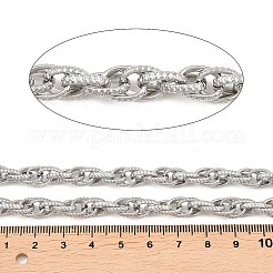 304 Stainless Steel Textured Rope Chains&nbsp;CHS-C022-03P