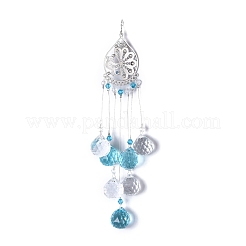 Crystals Chandelier Suncatchers Prisms Chakra Hanging Pendant&nbsp;AJEW-Q142-07