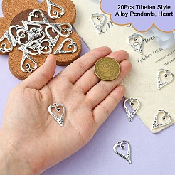 Tibetan Style Alloy Pendants&nbsp;TIBEP-YW0001-74