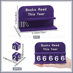 PLA Books Read This Year Book Count Displays&nbsp;AJEW-WH0410-481B
