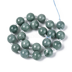 Natural Jadeite Beads Strands&nbsp;G-N353-07E-01