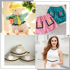 Polyester Wavy Fringe Trim&nbsp;OCOR-GF0003-44G-01