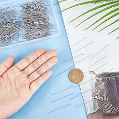 500Pcs 304 Stainless Steel Flat Head Pins&nbsp;STAS-UN0047-87