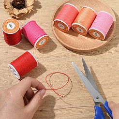 6 Rolls 6 Colors Round Waxed Polyester Cord&nbsp;YC-YW0001-08A