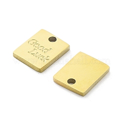 Ion Plating(IP) 316L Surgical Stainless Steel Charms&nbsp;STAS-D029-32G