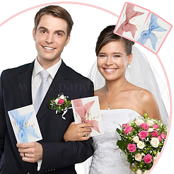 Paper Wedding Vows Card&nbsp;AJEW-WH0258-902B