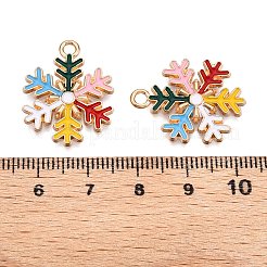 Christmas Theme Alloy Enamel Pendants&nbsp;ENAM-T020-10C