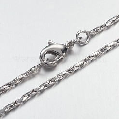 Brass Chain Necklaces&nbsp;MAK-F013-01P