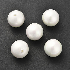 Baking Paint Pearlized Glass Pearl Round Beads&nbsp;HY-Q001-01C