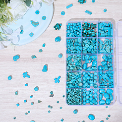 734Pcs 12 Styles Dyed Synthetic Turquoise Beads&nbsp;TURQ-BM0001-02
