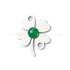 Clover Connector Charms&nbsp;PALLOY-JF03507