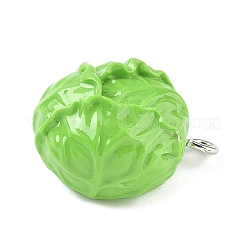 Opaque Resin Pendants&nbsp;RESI-G107-04F