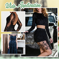 Polyester Lace Fabrics&nbsp;DIY-WH0622-657C