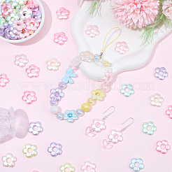 100Pcs Opaque Acrylic Bead Frame&nbsp;OACR-SP0002-04
