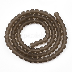 Transparent Glass Beads Strands&nbsp;GLAA-T032-T4mm-MD02