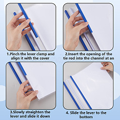 10 Boxes 2 Colors Plastic File Folders&nbsp;AJEW-CP0008-83
