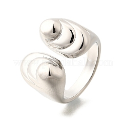 Brass Cuff Rings for Women&nbsp;RJEW-G347-03P