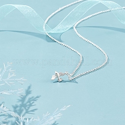 2Pcs 925 Sterling Silver Swallow Charms&nbsp;STER-PH0002-74