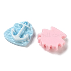 Ocean Series Opaque Resin Cabochons&nbsp;CRES-D327-01