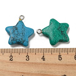 Synthetic Turquoise Pendants&nbsp;G-G075-13
