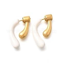 304 Stainless Steel Stud Earrings&nbsp;EJEW-C133-04G-05